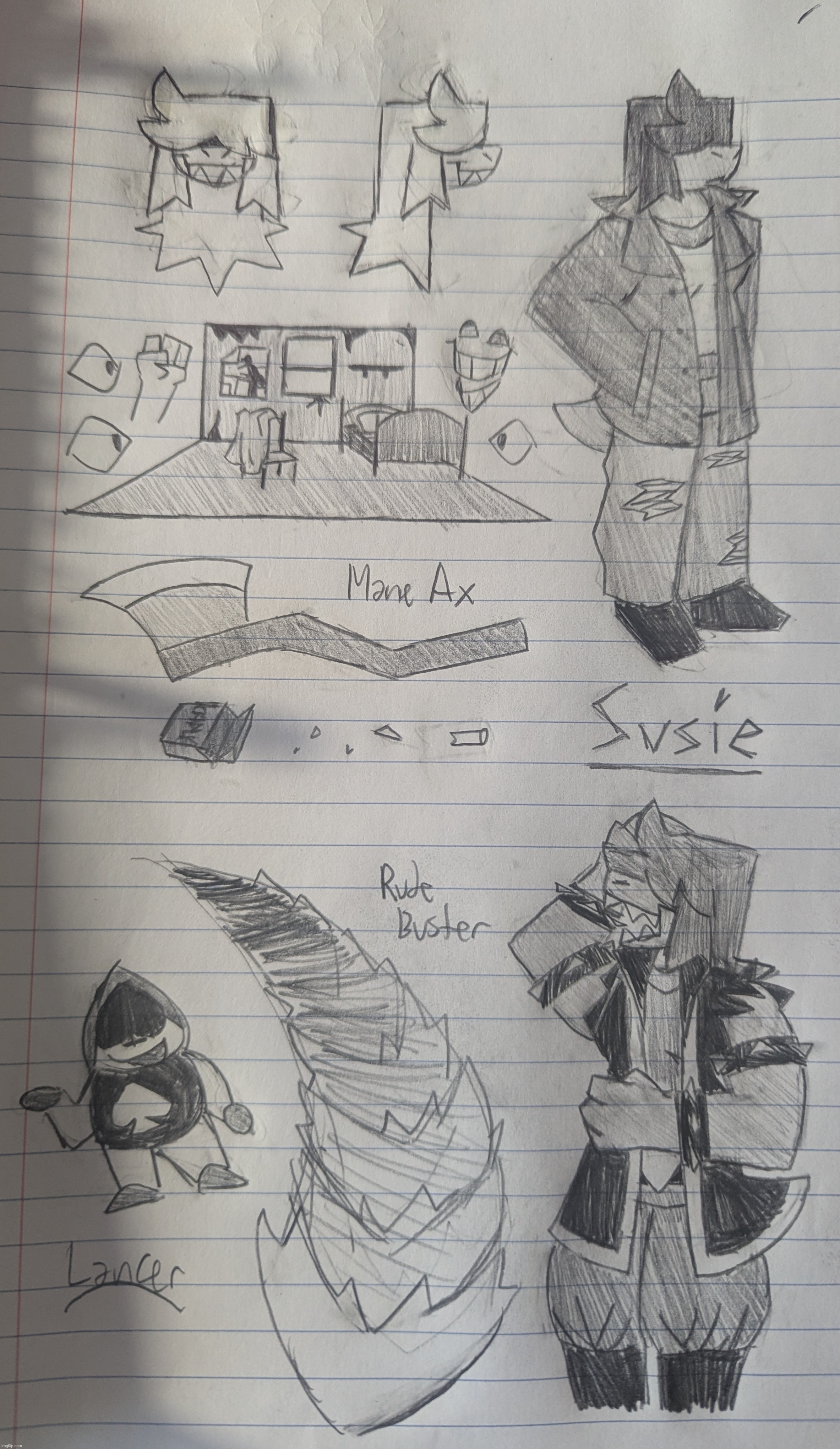 evil and intimidating lesbian | image tagged in deltarune,undertale | made w/ Imgflip meme maker