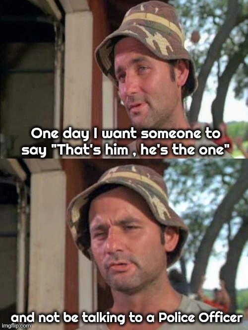 Someday My Princess Will Come | One day I want someone to say "That's him , he's the one" and not be talking to a Police Officer | image tagged in carl tells a joke,why is the fbi here,innocence,not that bad,nobody is born cool,don't worry be happy | made w/ Imgflip meme maker