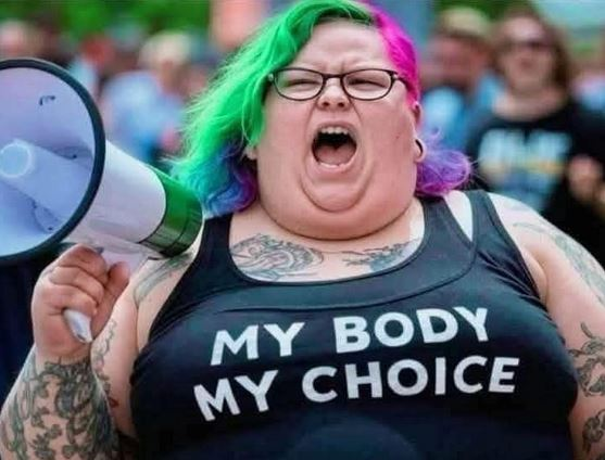 her body her choice Blank Meme Template