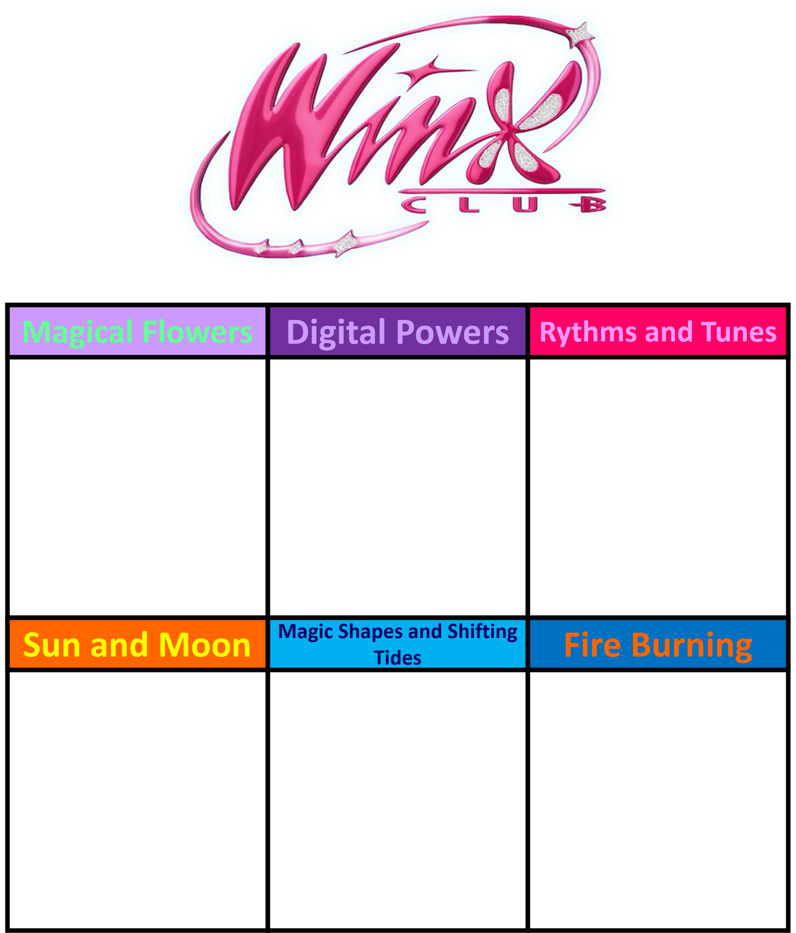 Winx Club recast meme Blank Meme Template