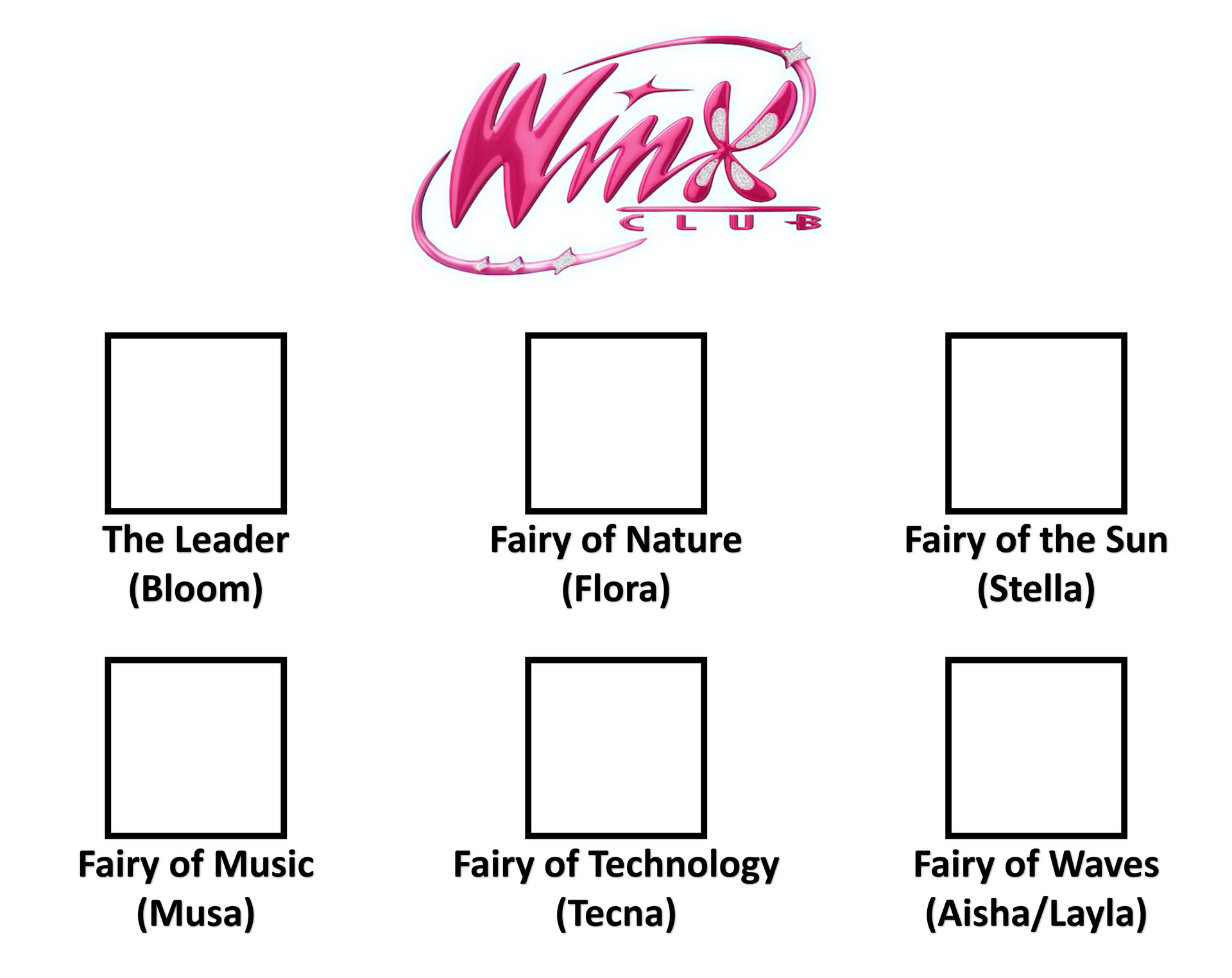 Winx Club Recast Blank Meme Template
