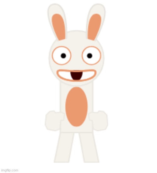 Rabbash, The First "Human" Rabbid | image tagged in rabbash | made w/ Imgflip meme maker