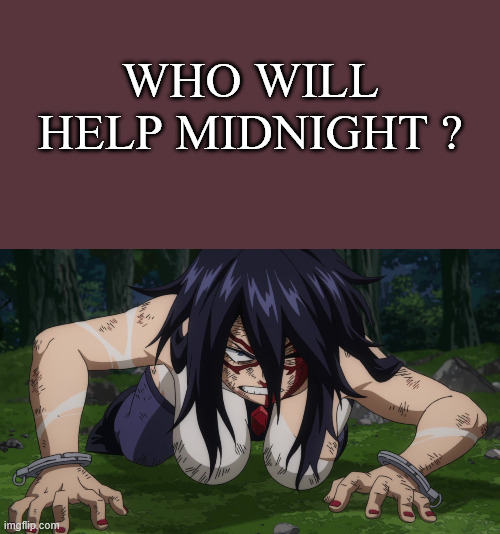 who will help midnight ? Blank Meme Template