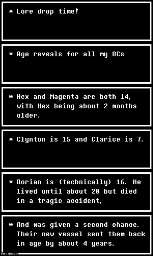 Hex and Clynton have about a 3 month age gap | made w/ Imgflip meme maker