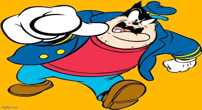 pete icon | image tagged in amber yellow background 550x100,mickey mouse,peter parker cry,icons,disney villains,cartoons | made w/ Imgflip meme maker