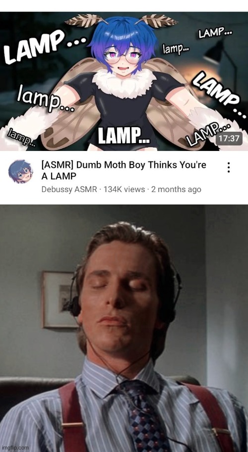 image tagged in patrick bateman listening to music | made w/ Imgflip meme maker