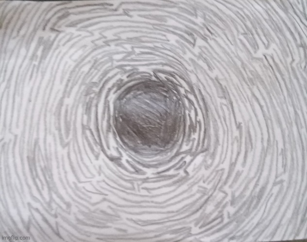 The black hole | image tagged in black hole | made w/ Imgflip meme maker