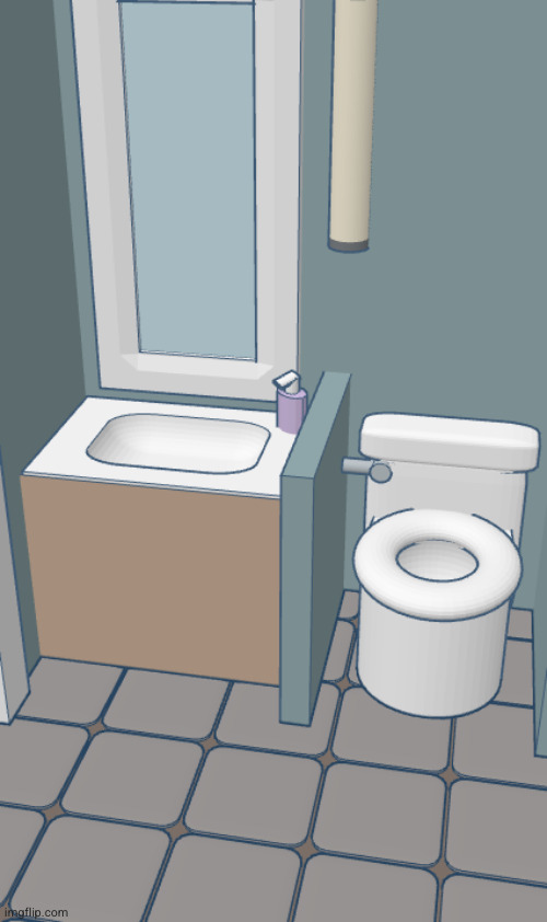 making a bathroom rn. Part 4 comic might be soon | made w/ Imgflip meme maker