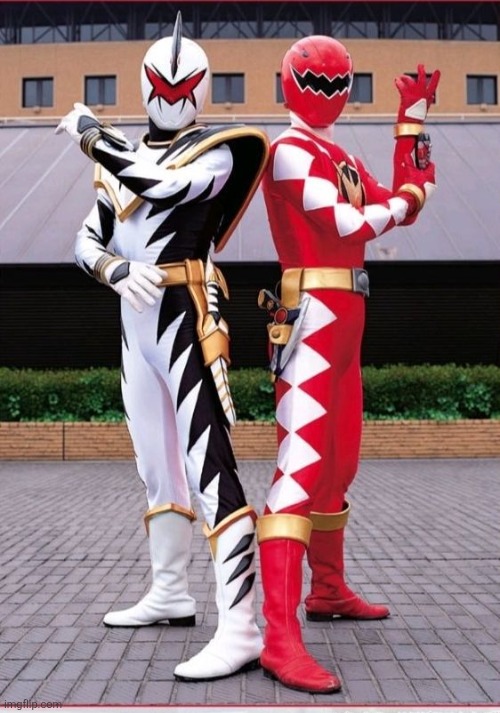 Me and bro when we're power rangers and we fight alien villains for the good of mankind | made w/ Imgflip meme maker