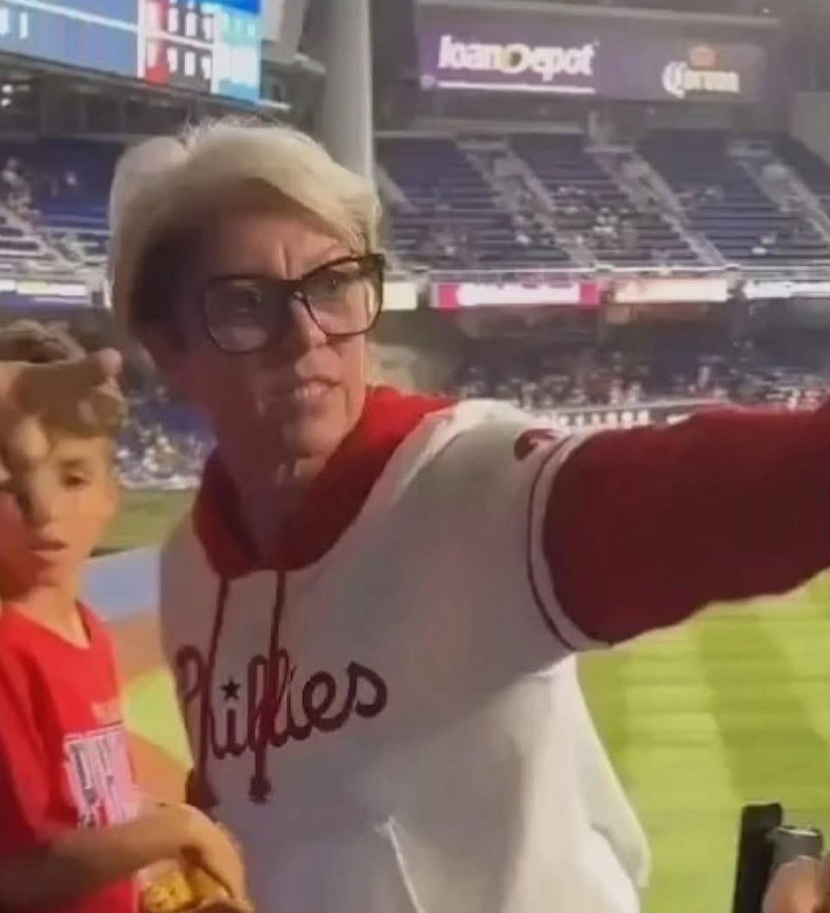 Philly Karen Blank Meme Template
