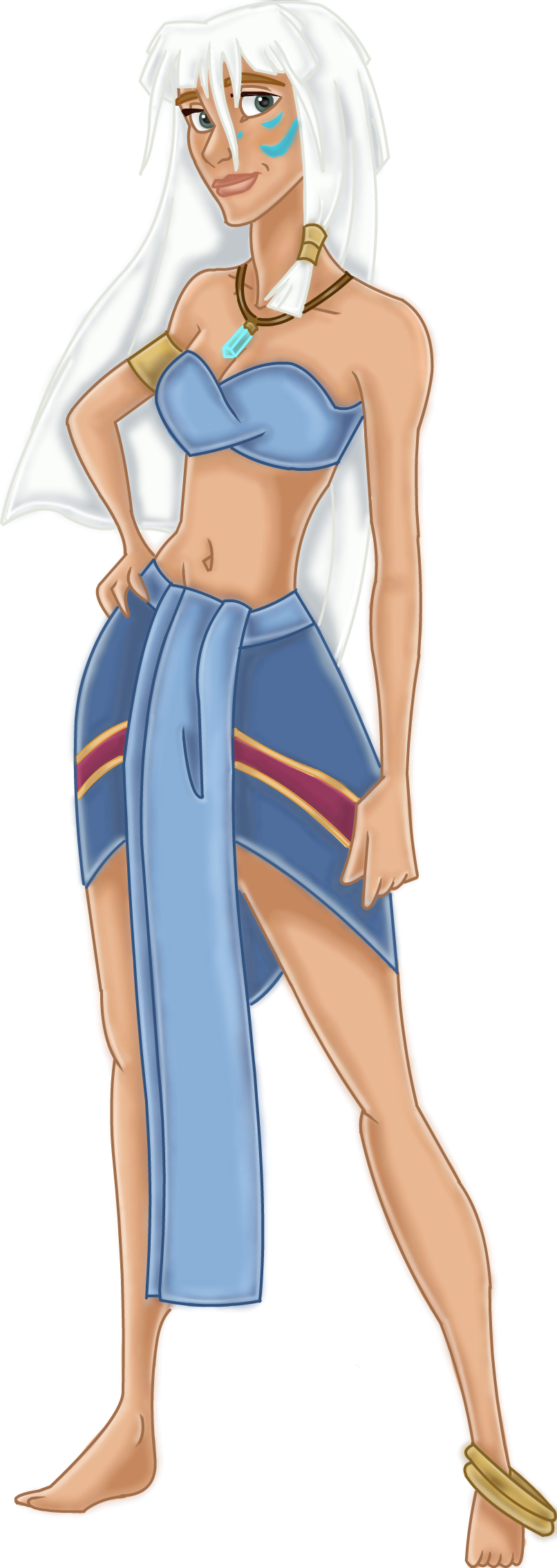 PNG Princesa Kida / Kidagakash - Atlantis Disney Blank Meme Template