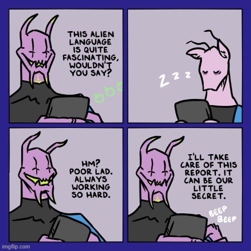 image tagged in stars,aliens,sleep,sleeping,work,help | made w/ Imgflip meme maker