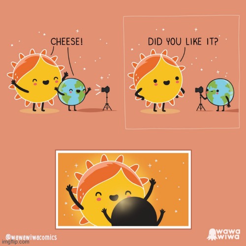 image tagged in sun,earth,camera,photo,shadow,oof | made w/ Imgflip meme maker