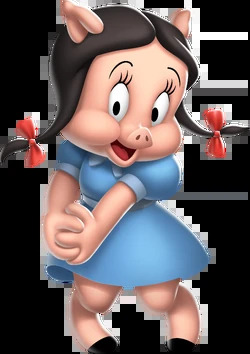 Cute Petunia pig (artwork looney tunes) Blank Meme Template