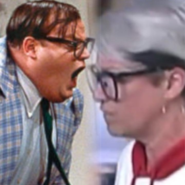 Chris Farley and Phillies Karen Blank Meme Template