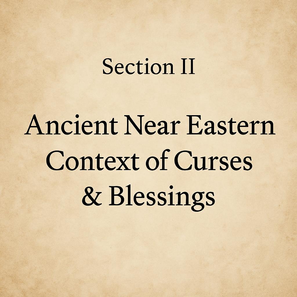 Section II: Ancient Near Eastern Context of Curses & Blessings Blank Meme Template