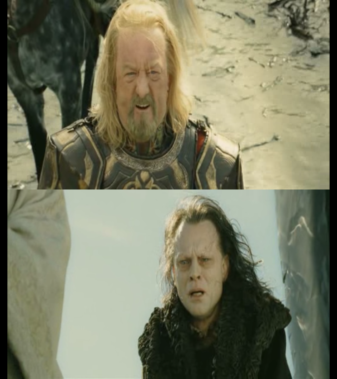 LotR Theoden Grima Blank Meme Template