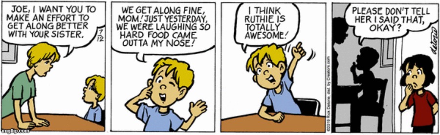 One Big Happy | image tagged in comics | made w/ Imgflip meme maker