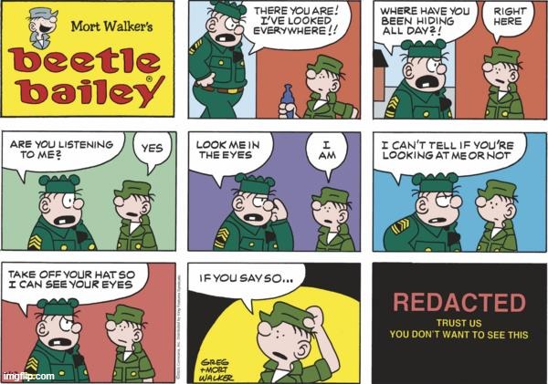 Beetle Bailey | image tagged in comics | made w/ Imgflip meme maker