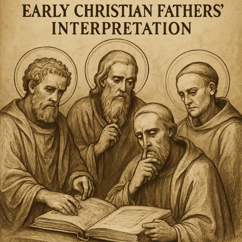 Early Christian Fathers’ Interpretation Blank Meme Template