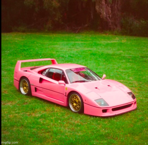 this do aesthetic Ferrari | image tagged in ferrari,pink,aesthetic | made w/ Imgflip meme maker