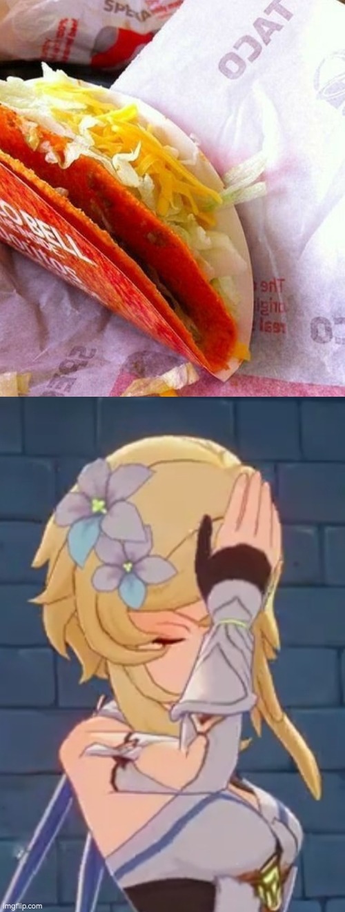 Let's hope that paper is at least edible. | image tagged in taco bell | made w/ Imgflip meme maker