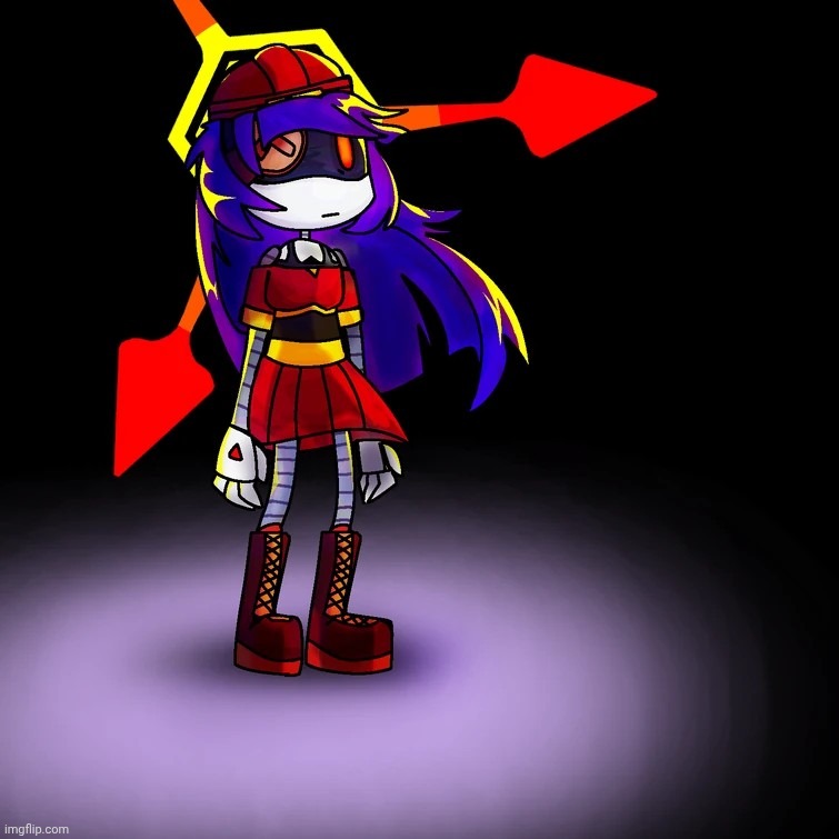 Doll from murder drones fanart ig | made w/ Imgflip meme maker