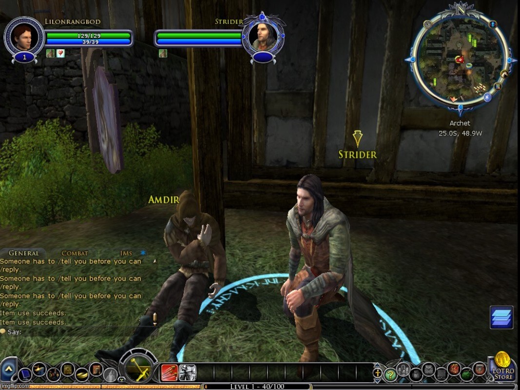 Ok I’m finally in Lord of the Rings Online. | made w/ Imgflip meme maker
