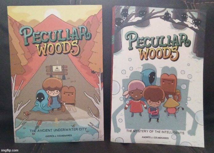 BTW, I bought the books from the artist's series, Peculiar Woods! If you want to see my review, click the link in the comments! | made w/ Imgflip meme maker