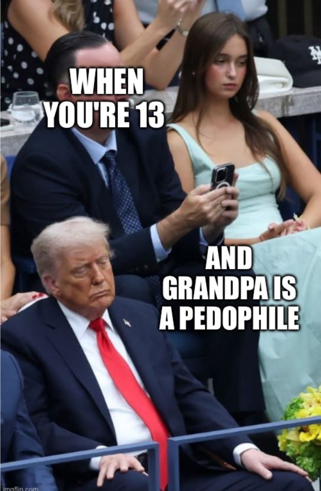 When you're 13 and grandpa is a pedo Blank Meme Template
