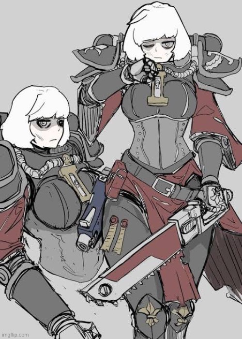 Single mom vibes | image tagged in gooner bait,since this is all the stream is about,warhammer40k,memes,shitpost | made w/ Imgflip meme maker