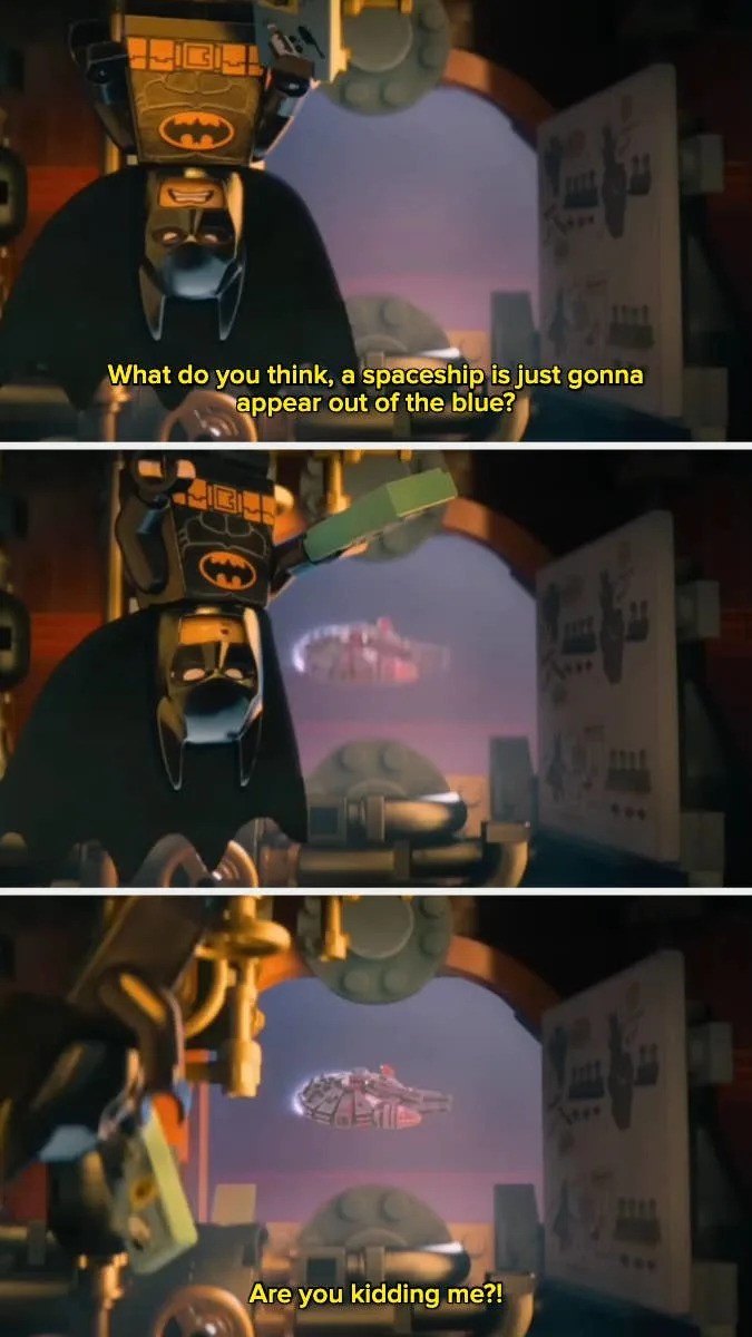 A spaceship will just appear out of the blue Blank Meme Template