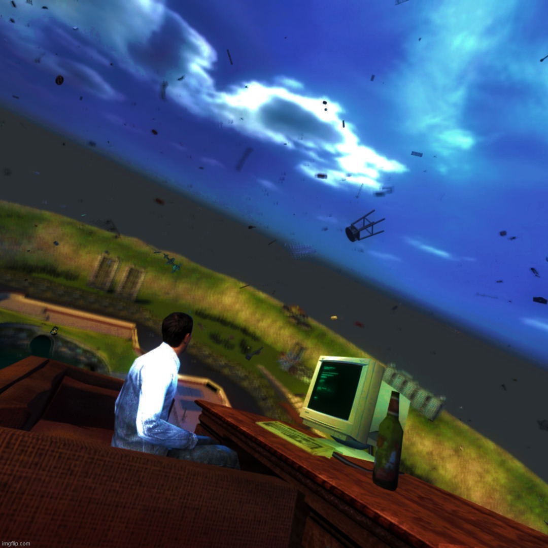 "even in the midst of chaos, there can still be art" (2025-09-07) | made w/ Imgflip meme maker