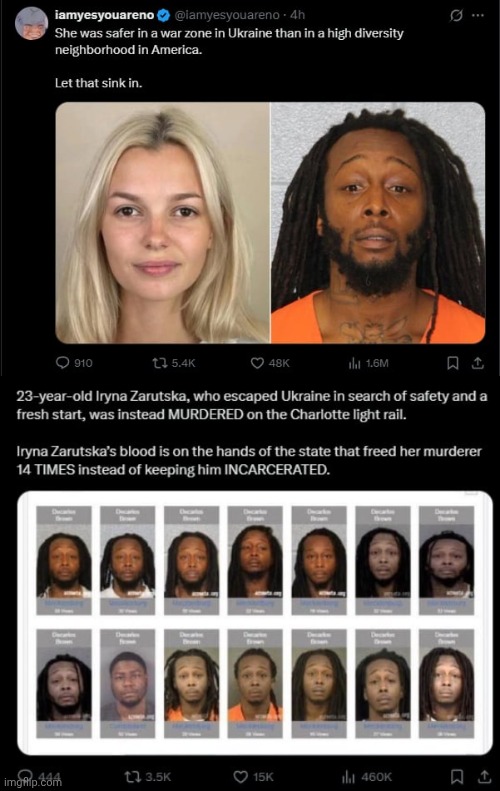 Why was he out of jail? | image tagged in murderer,repeat | made w/ Imgflip meme maker
