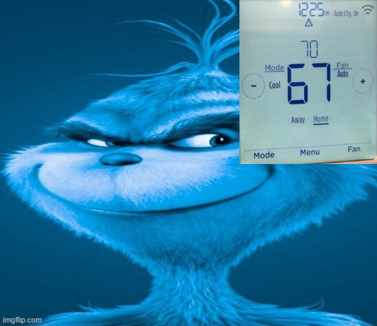 If you're in middle school you know | image tagged in blue grinch | made w/ Imgflip meme maker