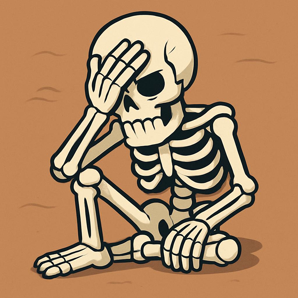 Facepalms in dead Blank Meme Template