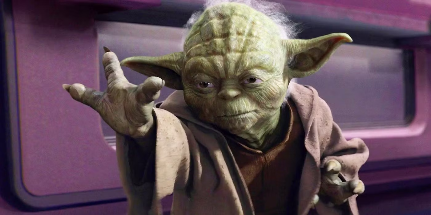 Yoda three fingers Blank Meme Template