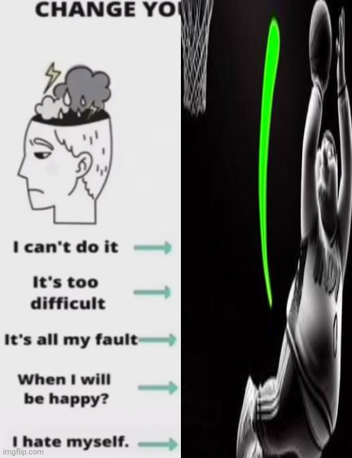 CHANGE YOUR MINDSET! | image tagged in change your mindset | made w/ Imgflip meme maker