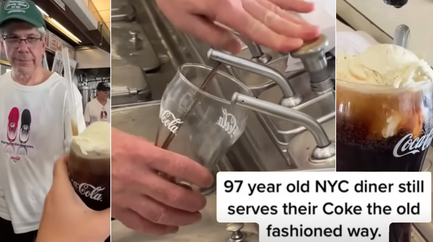still serves their coke the old fashioned way Blank Meme Template