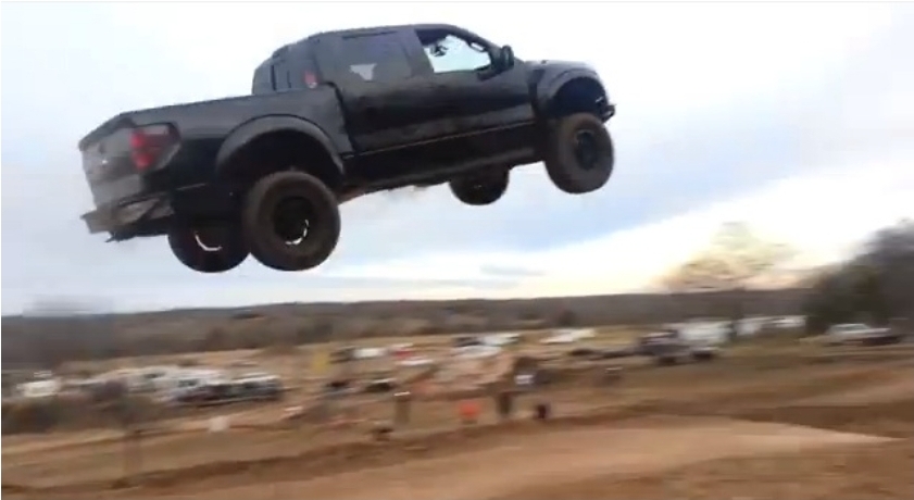 Ford Raptor Jump Blank Meme Template