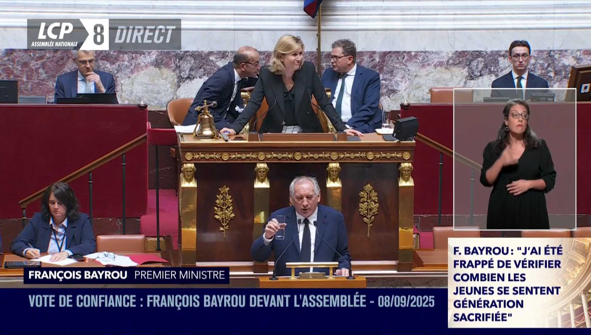 Bayrou drink Blank Meme Template