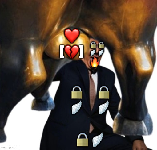 TRUMP | HM | YAW WOULD KISS THE BULLS BALLS Blank Meme Template