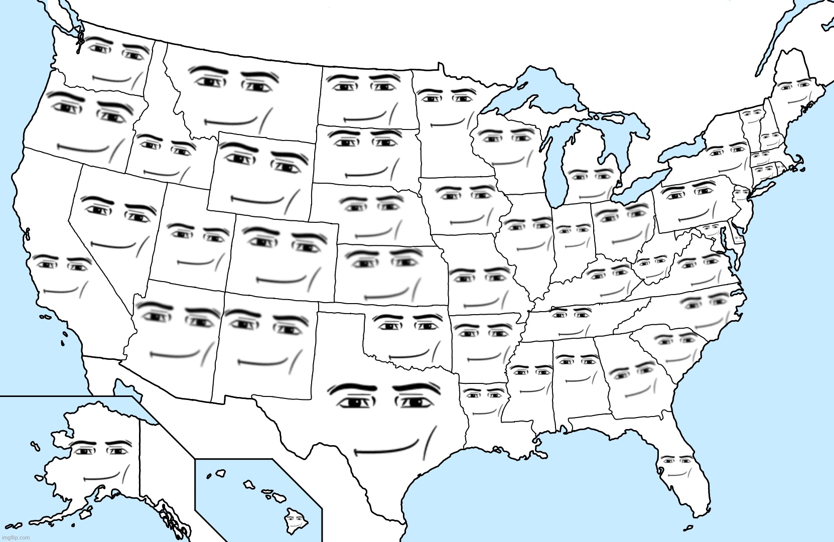 Usa Man Face Roblox☠️ | image tagged in usa man face roblox | made w/ Imgflip meme maker