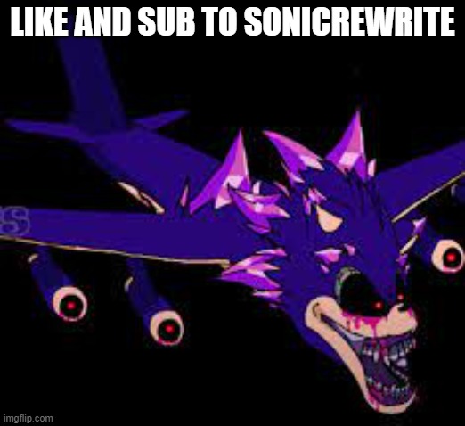 XENOPLANE | LIKE AND SUB TO SONICREWRITE | image tagged in xenoplane | made w/ Imgflip meme maker