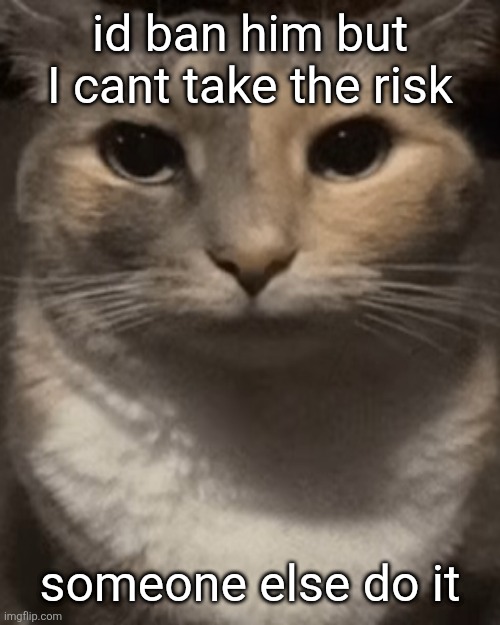 brochacho | id ban him but I cant take the risk; someone else do it | image tagged in brochacho | made w/ Imgflip meme maker