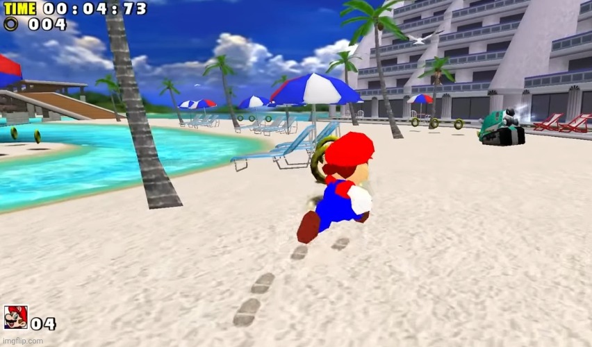 image tagged in mario,sonic | made w/ Imgflip meme maker