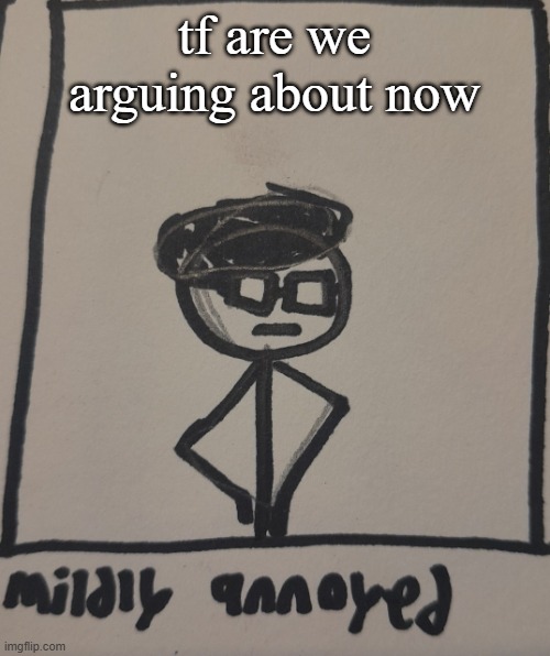 mildly annoyed | tf are we arguing about now | image tagged in mildly annoyed | made w/ Imgflip meme maker