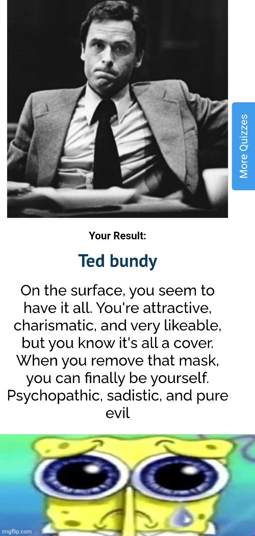 Ig i choose a lot of formalwear which lead to the result | image tagged in sad spong | made w/ Imgflip meme maker