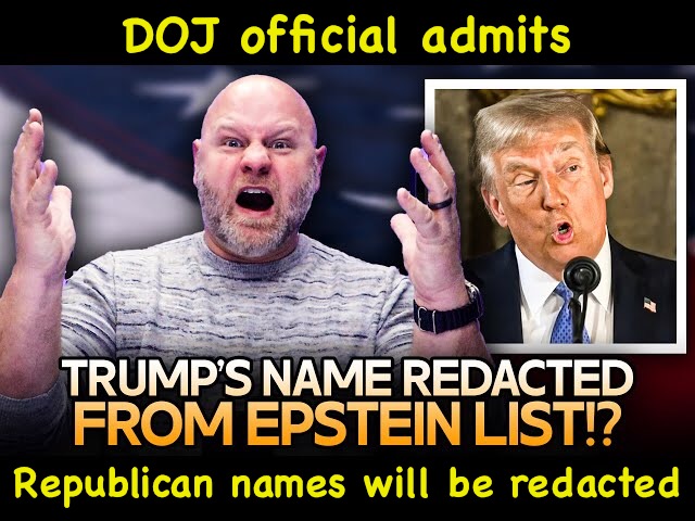 https://m.youtube.com/watch?v=AyLklBk22OI | DOJ official admits; Republican names will be redacted | image tagged in trump redacted | made w/ Imgflip meme maker
