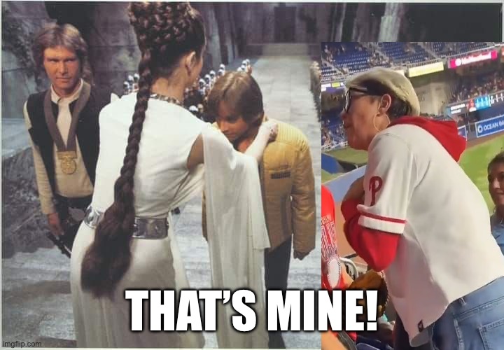 I used the Force! | THAT’S MINE! | image tagged in karen,star wars | made w/ Imgflip meme maker